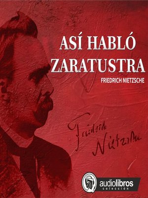 cover image of Así Hablo Zaratustra